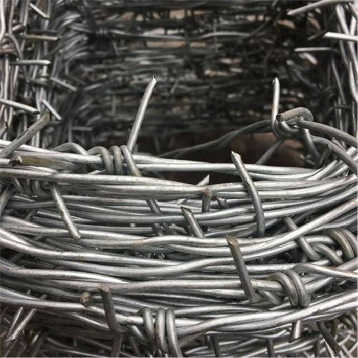 Custom Size Barbed Wire Fence, PVC Coated Barbed Wire, Wholesale Price Barbed Wire Fence, Reverse Twist Barbed Wire Fence