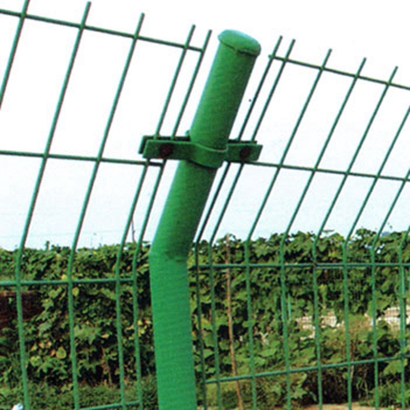 3d bilateral wire fence, boundary green fencing, double wire welded mesh fence, Anti-rust double wire fence