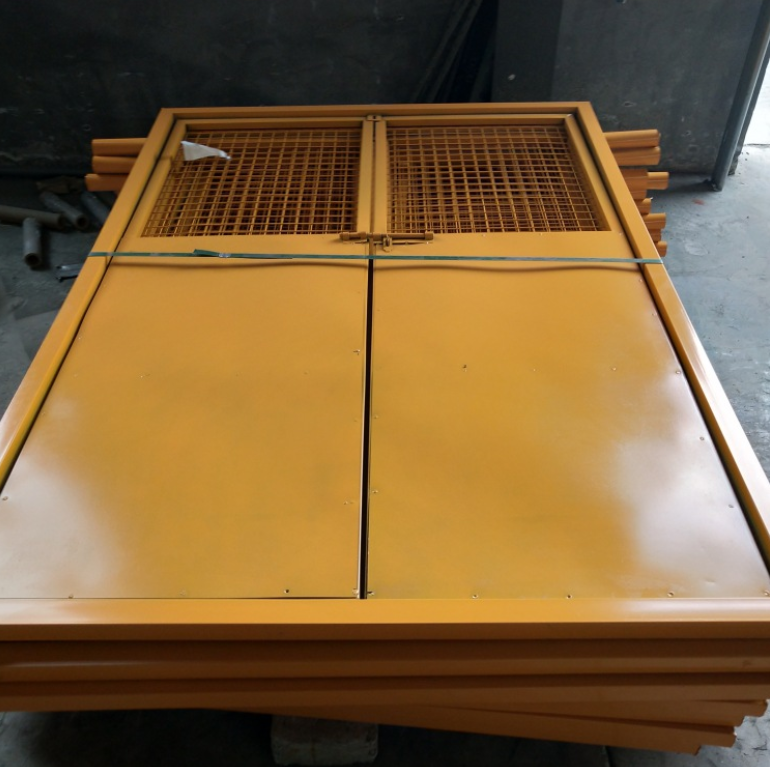 elevator shaft protection door